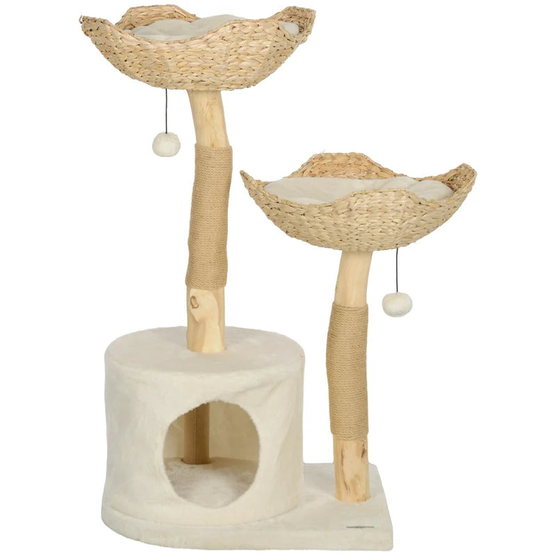37-Inch Modern Cat Tree – Multi-Level Cat Tower